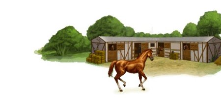 Конюшня на прозрачном фоне