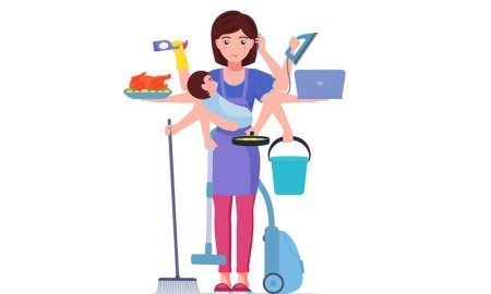 Рисунок моя мама готовит