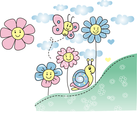 Векторные узоры детские