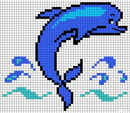 Рисунки по клеткам