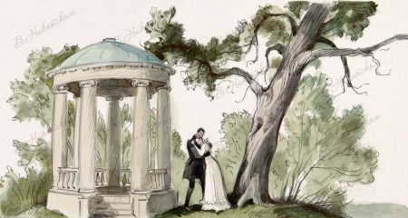 Иллюстрации к Дубровскому Пушкина