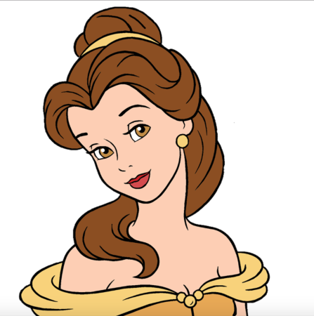 Принцесса Бэлль вектор