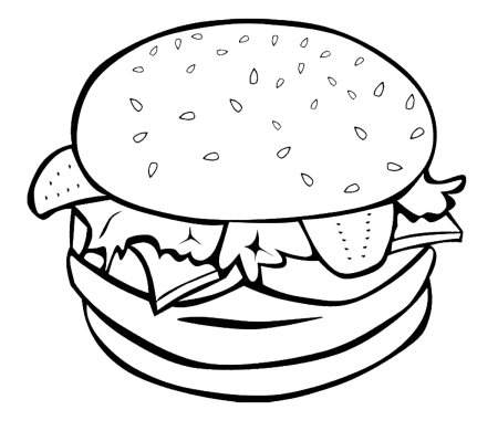 Раскраска макдональдс