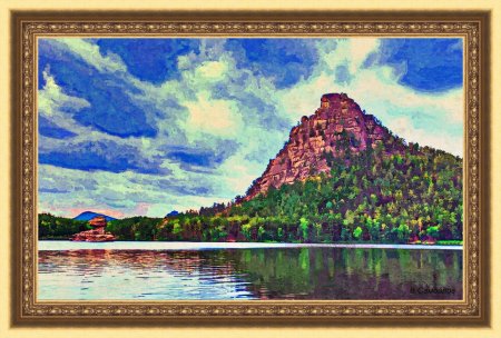 Казахстан Боровое Окжетпес картины