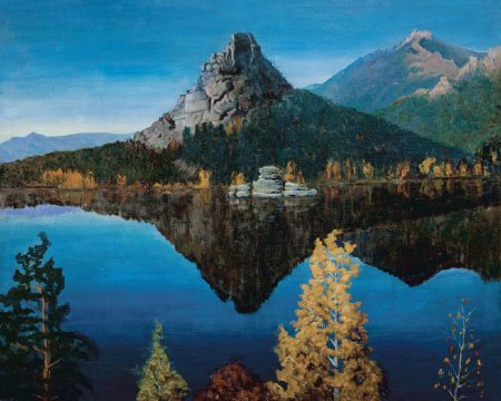 Казахстан Боровое Окжетпес картины