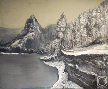 Пейзаж маслом Бурабай