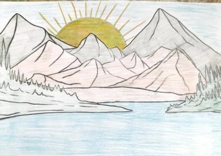 Плакат на тему туризм