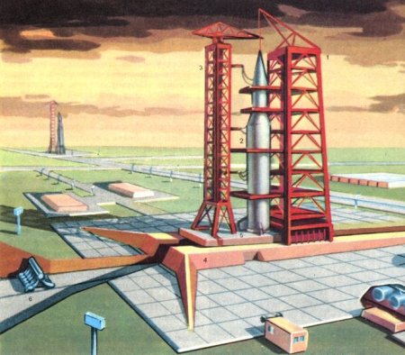 Космодром Байконур живопись