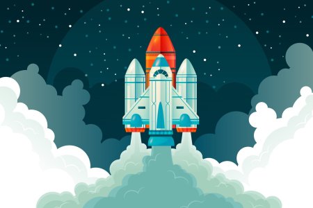 Ракета иллюстрация