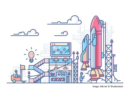 Космодром мультяшный