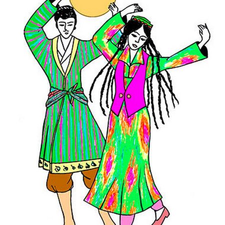 Костюмы народов Узбекистана