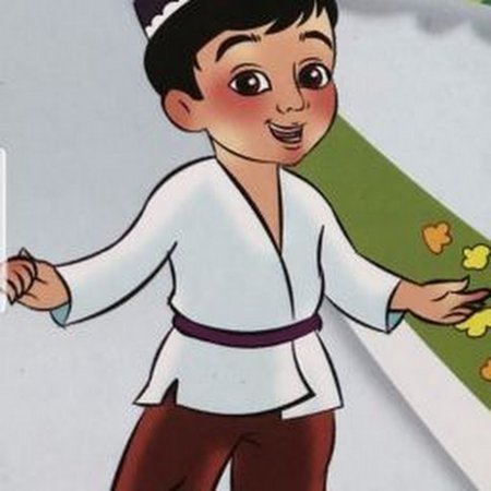 Татарский мультяшный мальчик