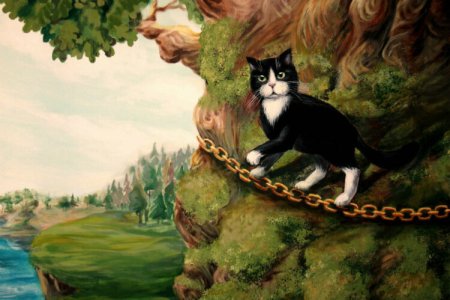 Сказка Пушкина дуб зеленый кот ученый