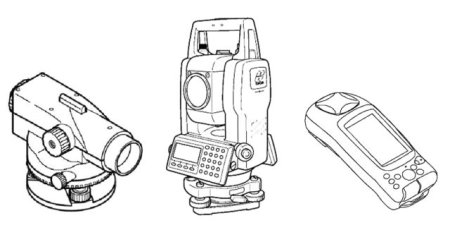 Геодезист на прозрачном фоне