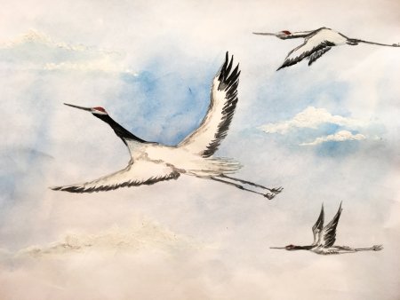 Журавли улетают