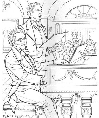 Моцарт рисунок