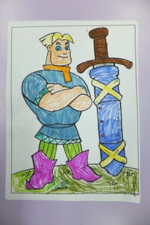 Рисунок на тему богатыри