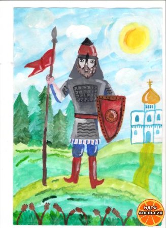Рисование богатыря