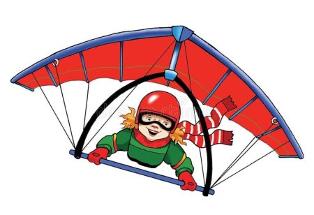 Дельтаплан картинка для детей