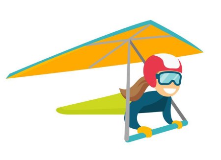 Дельтаплан раскраска