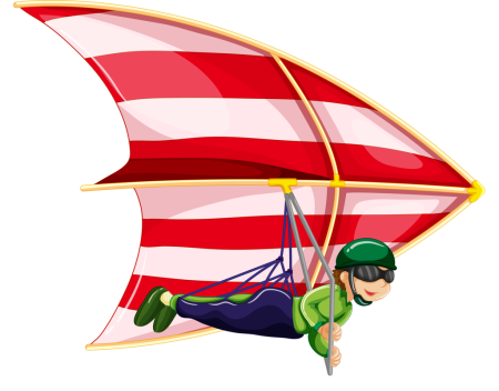 Дельтаплан раскраска