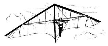 Дельтаплан иконка