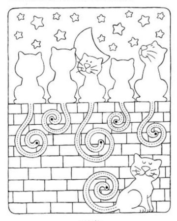 Раскраски для мелкой моторики