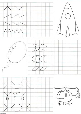 Графические прописи для дошкольников
