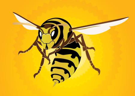 Прикольная пчела