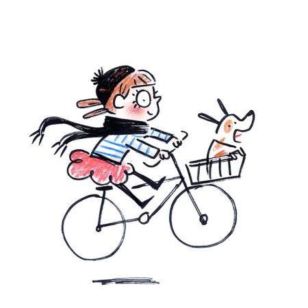 Велосипед карикатура