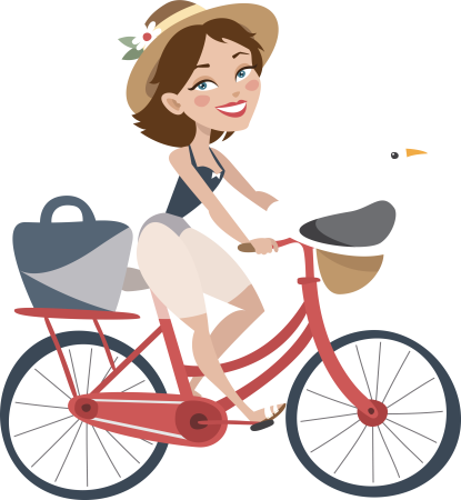 Велосипед мультяшный