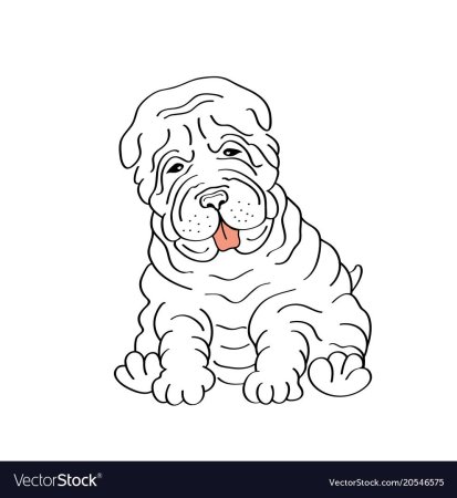 Собака шарпей