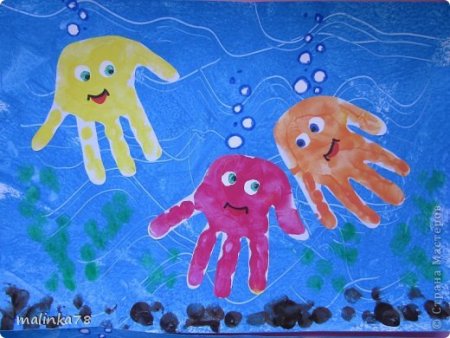 Рисование ладошками для детей