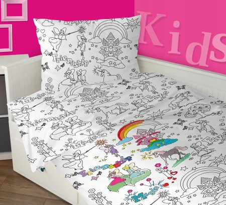 Постельное белье раскраска