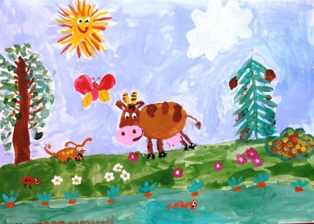 Разные детские рисунки