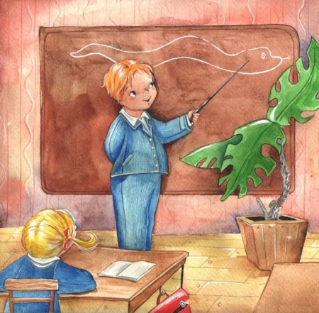 Рисунок на тему школа