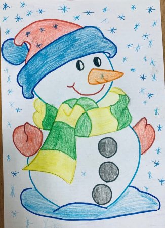 Рисование для детей праздник новый год