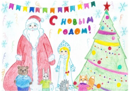 Рисунки на новый год
