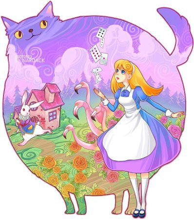 Алиса в стране чудес рисунки