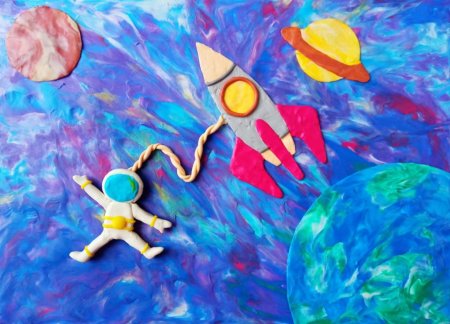 Рисунки о космосе для школьников