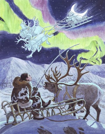 Фомин Николай иллюстрации сказки народов севера