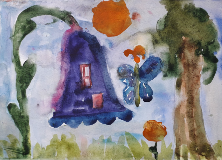 Сказочные домик колокольчик