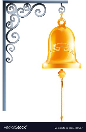 Сказочная дверь с колокольчиком