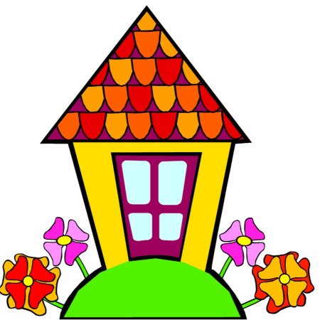 Цветные домики для детей