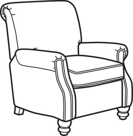 Нарисовать кресло