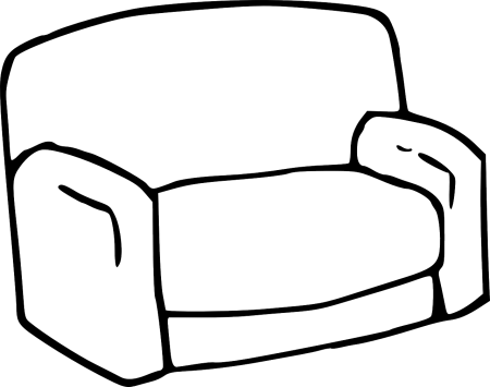 Кресло раскраска