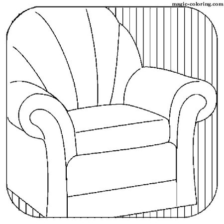 Мультяшное кресло