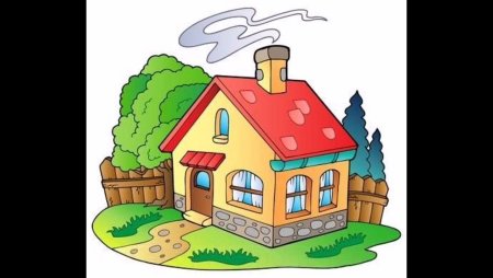 Домик с трубой