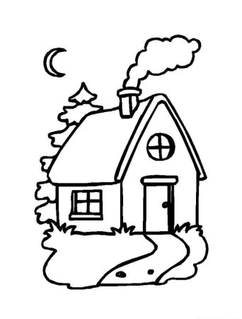 Зимний домик для детей