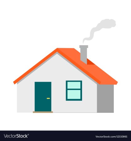 Аппликация домик из геометрических фигур